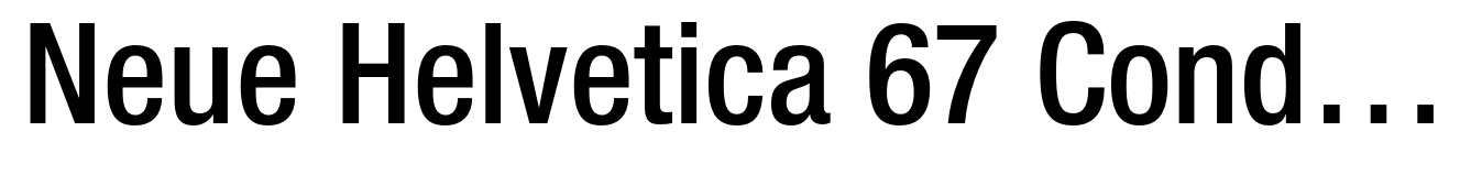 Neue Helvetica 67 Condensed Medium